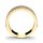 Ring baguette zirconia double row gold