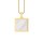 Pendant mother of pearl gold