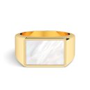 Ring mother of pearl gold