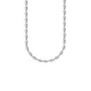 Cord chain fine necklace silver