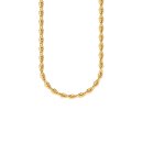 Cord chain fine necklace gold