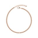 Bead bracelet pav&eacute; rose gold