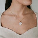 Pendant shell mother of pearl gold