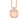 Necklace octagon rose gold