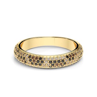 Ring leopard pattern gold