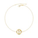 Bracelet zodiac Leo gold