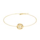 Bracelet zodiac Virgo gold