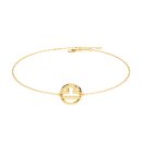 Bracelet zodiac Libra gold