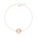 Bracelet zodiac Libra rose gold