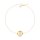 Bracelet zodiac sign Scorpio gold