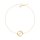 Bracelet zodiac sign Sagittarius gold